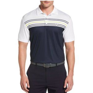 Callaway mens Fine Line Stripe Short Sleeve Golf Polo Shirt Polo Shirt